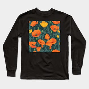 California Poppies Long Sleeve T-Shirt